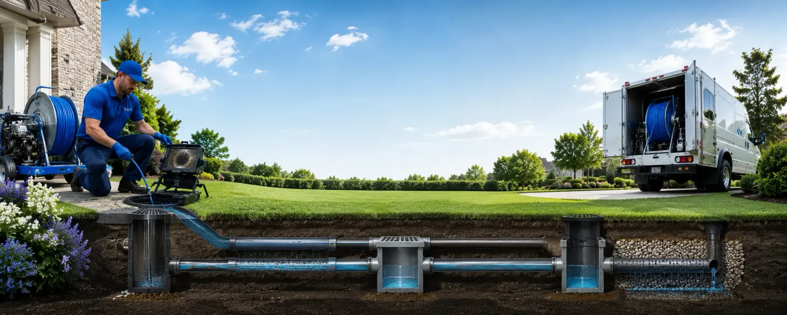 Outdoor drain cleaning information for Middletown, VA